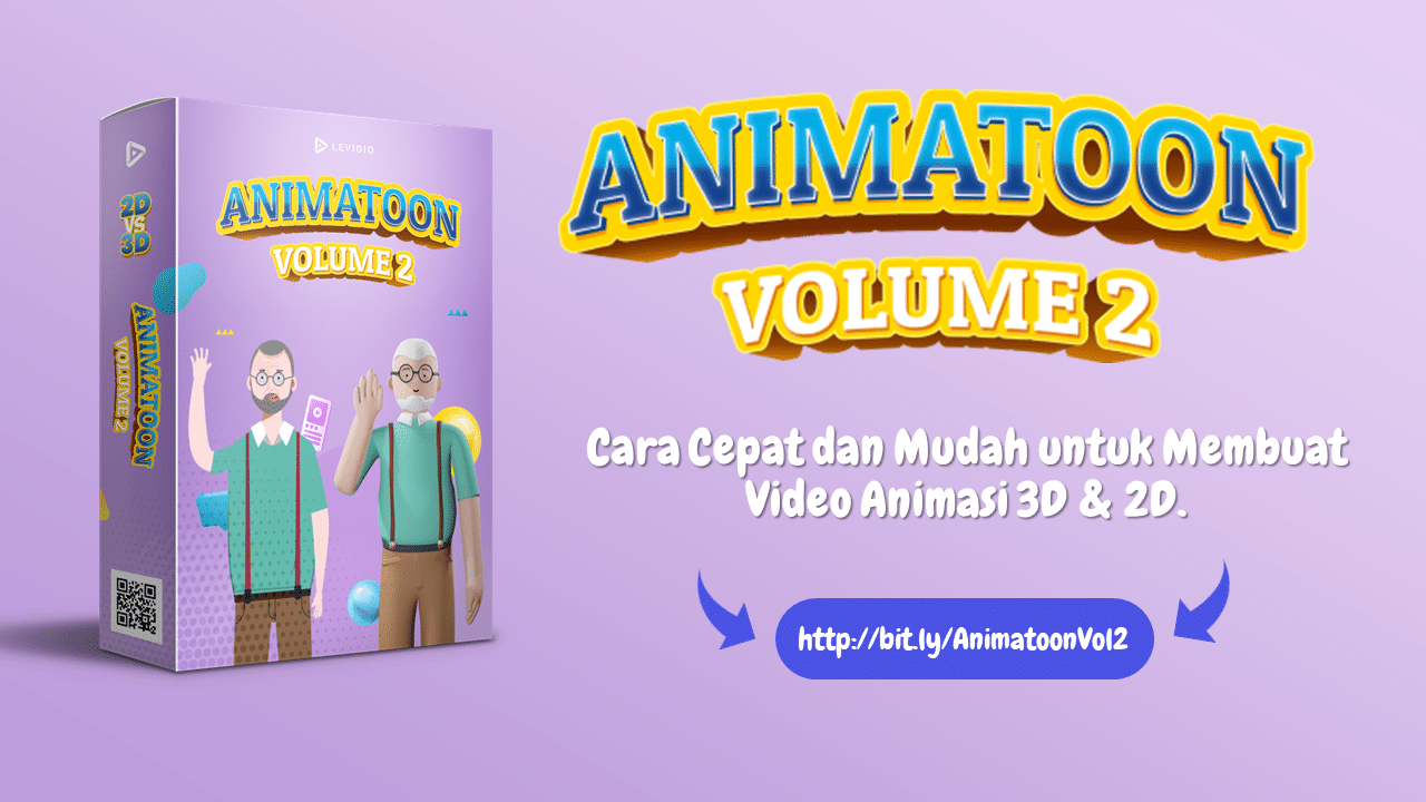 Levidio Animatoon Volume 2 Untuk Kebutuhan Promosi Produk Saat Ini !
